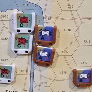 1/2" Magnetic Wargame Counter Holder - Pack of 25