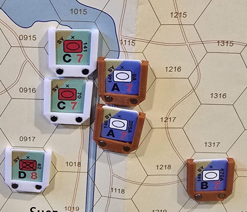 3/4" Magnetic Wargame Counter Holder - Pack of 25